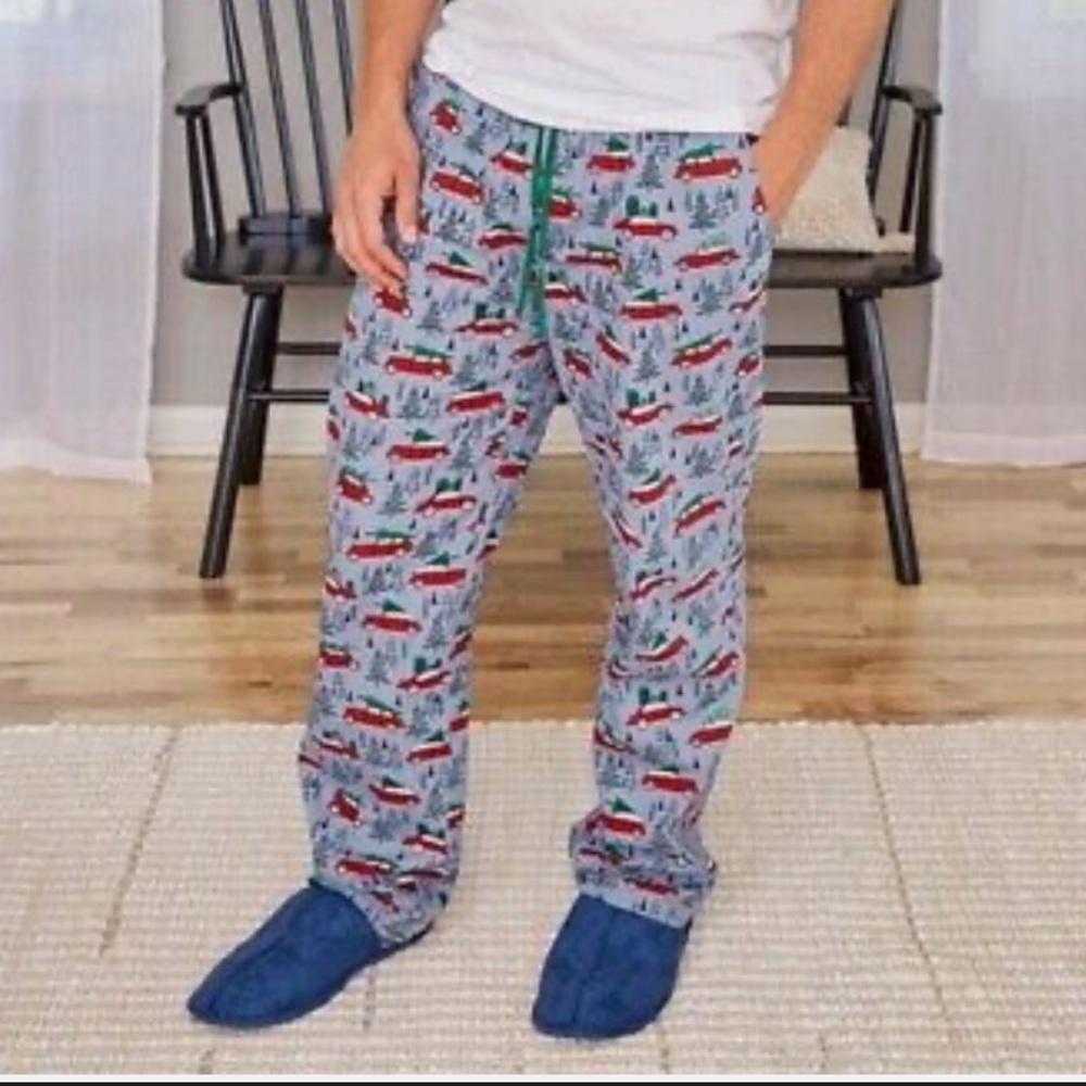 Matilda Jane Nodding Off Christmas theme Men’s pajama/lounge pants. Size Large.